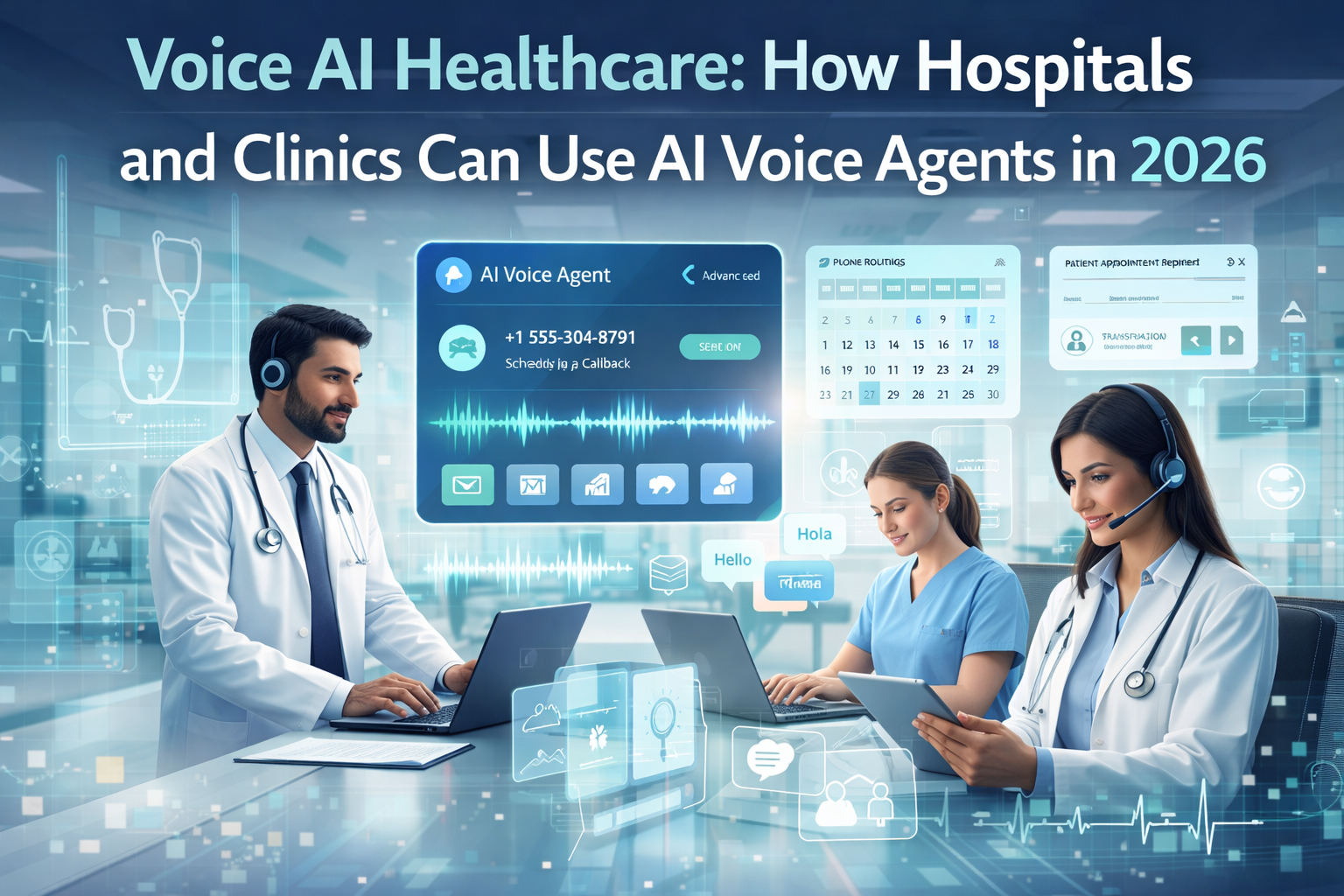 Voice AI Healthcare: Uses, Examples and Benefits for Hospitals